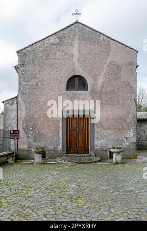 Kirche Santa Maria della Neve oder Santa Maria in Castello, Montefiascone, Italien Stockfoto