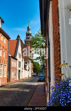 Stadt leer - Deutschland Stockfoto