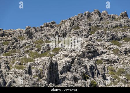 Los Riscos. Juzcar Stockfoto