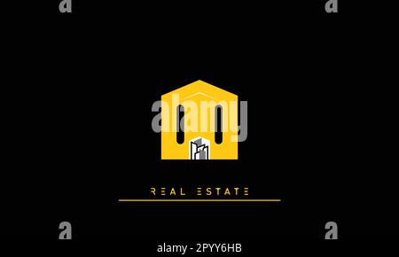 Real Estate Briefen Modern Creative Logo OO Stock Vektor