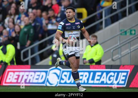 Leeds, Großbritannien. 05. Mai 2023. Headingley Stadium, Leeds, West Yorkshire, 5. Mai 2023 Betfred Super League Leeds Rhinos gegen Salford Red Devils. Rhyse Martin von Leeds Rhinos Credit: Touchlinepics/Alamy Live News Stockfoto