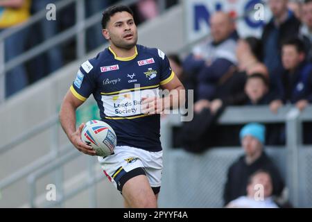 Leeds, Großbritannien. 05. Mai 2023. Headingley Stadium, Leeds, West Yorkshire, 5. Mai 2023 Betfred Super League Leeds Rhinos gegen Salford Red Devils. Rhyse Martin von Leeds Rhinos Credit: Touchlinepics/Alamy Live News Stockfoto