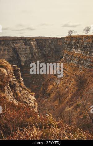 Landschaft der Klippen im Baskenland Stockfoto