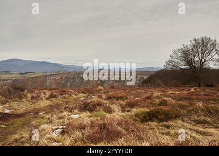 Naturpark Orduña im Baskenland Stockfoto