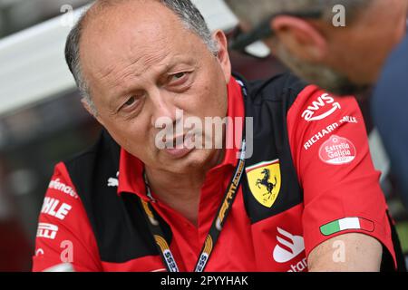 MIAMI, Florida, USA. , . Frédéric Vasseur (FRA), Teamleiterin Scuderia Ferrari F1, kostenpflichtiges Bild, Copyright Paolo PEDICELLI/ATP Images (PEDICELLI Paolo/ATP/SPP) Kredit: SPP Sport Press Photo. Alamy Live News Stockfoto