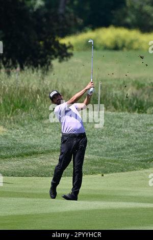 5. Mai 2023, Marco Simone Golf and Country Club, Guidonia, Italien; DS Automobiles Italian Open Golf Runde 2; PAVON, Matthieu Stockfoto