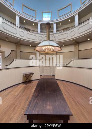 Ältestes Operationstheater im Pennsylvania Krankenhaus in Philadelphia PA Stockfoto