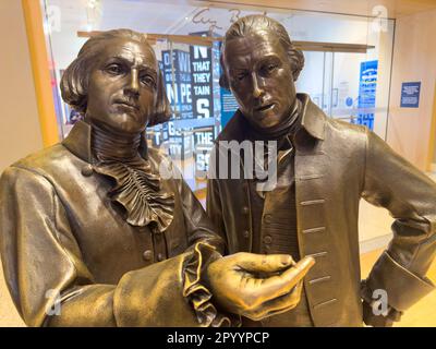 Signers Hall im National Constitution Center in Philadelphia, Pennsylvania Stockfoto