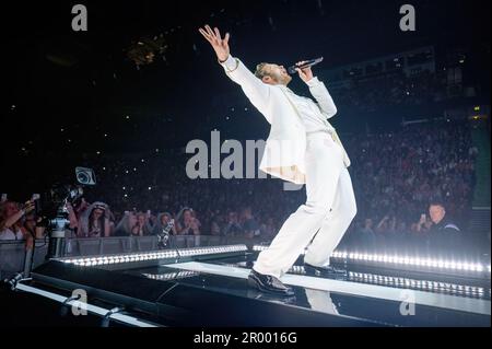 Manchester, Großbritannien. 05. Mai 2023 Olly Murs tritt in der AO Arena in Manchester auf seiner „Heirate mich“-Tour auf. 2023-05-05. Kredit: Gary Mather/Alamy Live News Stockfoto