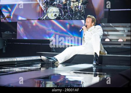 Manchester, Großbritannien. 05. Mai 2023 Olly Murs tritt in der AO Arena in Manchester auf seiner „Heirate mich“-Tour auf. 2023-05-05. Kredit: Gary Mather/Alamy Live News Stockfoto