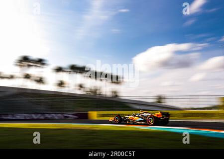 04 NORRIS Lando (gbr), McLaren F1 Team MCL60, Action während des Formel 1 Crypto.com Miami Grand Prix 2023, 5. Runde der Formel-1-Weltmeisterschaft 2023 vom 05. Bis 07. Mai 2023 auf dem Miami International Autodrome in Miami Gardens, Florida, Vereinigte Staaten von Amerika - Foto Antonin Vincent/DPPI Kredit: DPPI Media/Alamy Live News Stockfoto