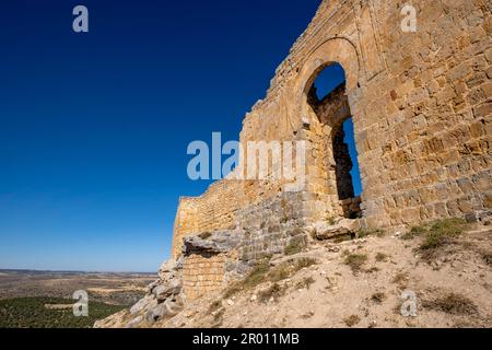 puerta califal, Castillo de Gormaz, Siglo X, Gormaz, Soria, Comunidad Autónoma de Castilla, Spanien, Europa Stockfoto