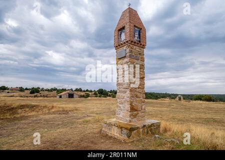 Iruecha, Sierra Solorio, Soria, comunidad Autónoma de Castilla y León, Spanien, Europa Stockfoto