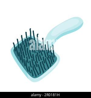 Haustierbürste. Vektor-Cartoon-Illustration. Isoliert auf weiß. Stock Vektor