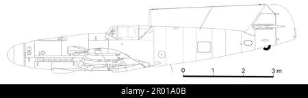 Messerschmitt Bf 109G-2 Stockfoto