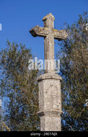 creu de Son Setrí, 18. Jahrhundert, Llubi, Mallorca, Balearen, Spanien. Stockfoto