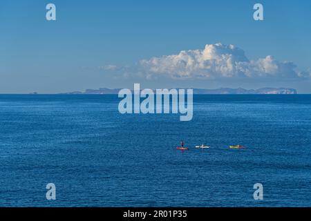 Kanuten, Cabrera-Inseln, Mallorca, Balearen, Spanien. Stockfoto