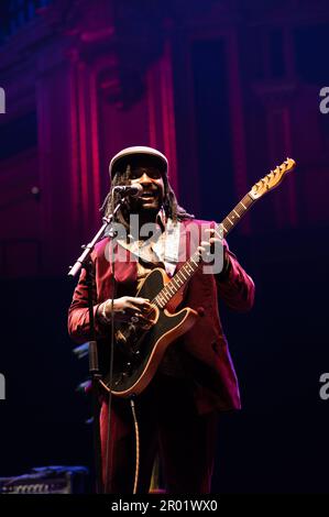 London, Vereinigtes Königreich, 05. Mai 2023. HAK Baker tritt in der Royal Albert Hall als Unterstützung für Peter Doherty in London auf. Cristina Massei/Alamy Live News Stockfoto