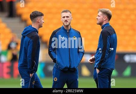 Wolverhampton Wanderers Torwart Daniel Bentley (Zentrum) beim Spiel der Premier League im Molineux Stadium, Wolverhampton. Foto: Samstag, 6. Mai 2023. Stockfoto