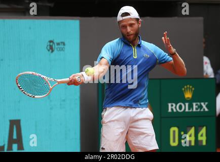 Hugo Grenier von Frankreich bei den Mutua Madrid Open 2023, ATP Masters 1000 Tennis Turnier am 30. April 2023 bei Caja Magica in Madrid, Spanien - Photo Laurent Lairys / DPPI Stockfoto