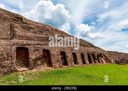 UNESCO-Weltkulturerbe El Fuerte de Samaipata, präkolumbianische archäologische Stätte, Santa Cruz, Bolivien Stockfoto