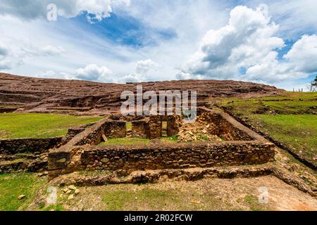 UNESCO-Weltkulturerbe El Fuerte de Samaipata, präkolumbianische archäologische Stätte, Santa Cruz, Bolivien Stockfoto