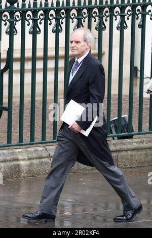 London, Großbritannien. 06. Mai 2023. Gast, der Westminster nach der Krönungszeremonie im Zentrum von London, Großbritannien, am 6. Mai 2023 verlässt. Foto: Raphael Lafargue/ABACAPRESS.COM Kredit: Abaca Press/Alamy Live News Stockfoto