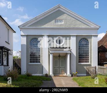 Westerham Evangelical Church, Fullers Hill, Westerham, Kent, England, Großbritannien – Baujahr 1839 Stockfoto