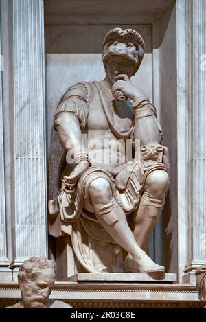 Lorenzo Medici Grab in der Medici Kapelle, Florenz, Italien Stockfoto