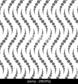 Nahtlose Muster mit Wellen. Stock Vektor