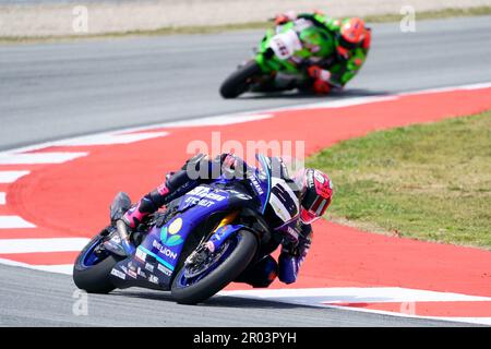 6. Mai 2023: Circuit de Barcelona, Catalunya, Barcelona, Spanien: FIM-Superbike-Weltmeisterschaft Barcelona 2023: Rennen 1, Stockfoto