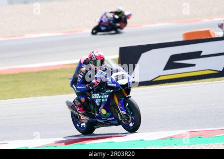 6. Mai 2023: Circuit de Barcelona, Catalunya, Barcelona, Spanien: FIM-Superbike-Weltmeisterschaft Barcelona 2023: Rennen 1, Stockfoto