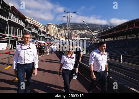 Natalie Robyn, CEO der FIA, Portrait während des 2023 Monaco ePrix, 7. Treffens der ABB FIA Formel E Weltmeisterschaft 2022-23, auf der Circuit de Monaco vom 4. Bis 6. Mai 2023 in Monaco – Photo Germain Hazard/DPPI Stockfoto