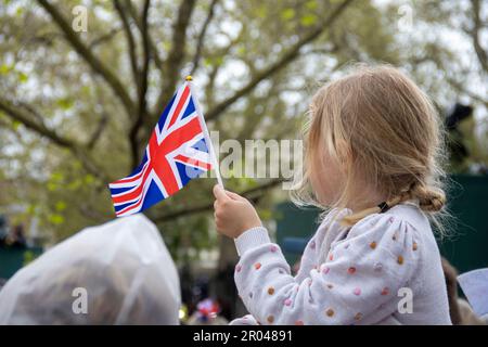 London, Großbritannien. 06. Mai 2023. Central London feiert den Krönungstag Gutschein: Sinai Noor/Alamy Live News Stockfoto