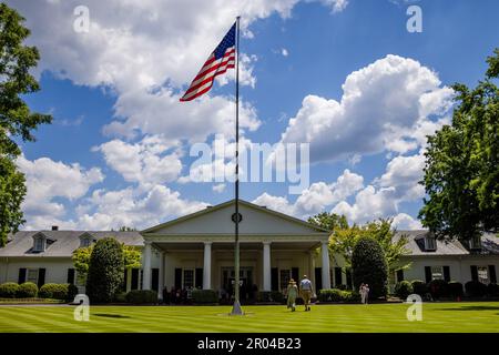 Charlotte, NC, USA. 6. Mai 2023. Quail Hollow Club während der dritten Runde der Wells Fargo Championship 2023 im Quail Hollow Club in Charlotte, NC. (Scott Kinser/Cal Sport Media). Kredit: csm/Alamy Live News Stockfoto