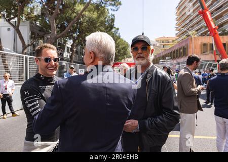 Flavio BRIATORE, ehemaliger Teamleiter F1, Portrait und VANDOORNE Stoffel (Bel), DS Penske Formula E Team, Spark-DS, DS E-tense FE23, Portrait während des 2023 Monaco ePrix, 7. Meeting der ABB FIA Formel E World Championship 2022-23, auf dem Circuit de Monaco vom 4. Bis 6. Mai, 2023 in Monaco – Photo Germain Hazard/DPPI Stockfoto