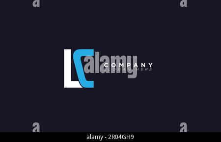 LC Buchstaben Initialen Monogramm Logo Stock Vektor
