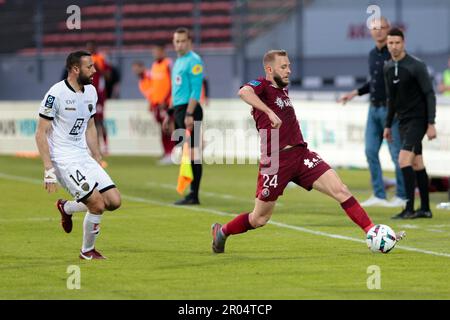 ©PHOTOPQR/LE DAUPHINE/Grégory YETCHMENIZA ; Annecy ; 06/05/2023 ; Gregory Yetchmeniza / LE DAUPHINE LIBERE / Photopqr ANNECY (HAUTE-SAVOIE) LE 6 MAI 2023 FOOTBALL / LIGUE 2 / FC ANNECY - DIJON sur notre Foto : Yohan Demoncy Stockfoto