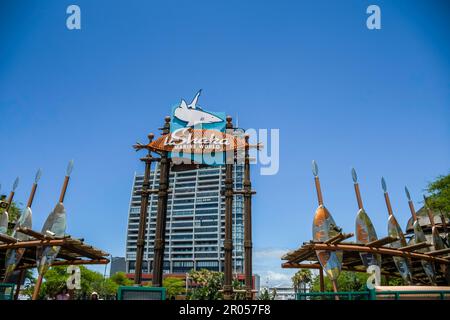 UShaka Marineworld in Durban, die größte Attraktion in Kwazulu im natürlichen Südafrika Stockfoto