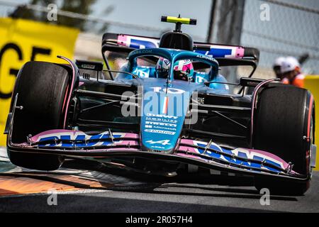 Miami, Florida, USA. 04/07. Mai 2023 Weltmeisterschaft F1. F1 Grand Prix von Miami. #10, Pierre GASLY, FRA, Alpine F1 Team, Alpine A523 Renault. Stockfoto