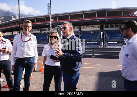 Natalie Robyn, CEO der FIA, Portrait anlässlich des 2023. Monaco ePrix, 7. Treffens der ABB FIA Formel E Weltmeisterschaft 2022-23, auf der Circuit de Monaco vom 4. Bis 6. Mai 2023 in Monaco – Foto: Germain Hazard/DPPI/LiveMedia Stockfoto