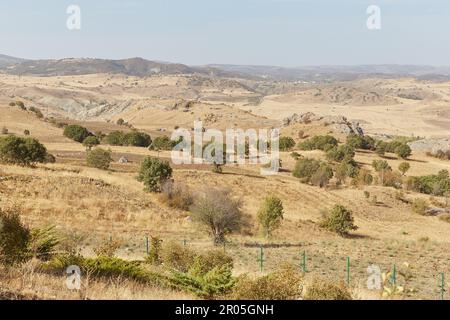 Der hethitische Felstempel von Yazilikaya Stockfoto