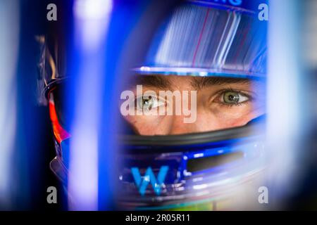 SARSERGEANT Logan (usa), Williams Racing FW45, Portrait während des Formel 1 Crypto.com Grand Prix 2023, 5. Runde der Formel-1-Weltmeisterschaft 2023 vom 05. Bis 07. Mai 2023 auf dem Miami International Autodrome, in Miami Gardens, Florida, Vereinigte Staaten von Amerika - Foto: Antonin Vincent/DPPI/LiveMedia Stockfoto