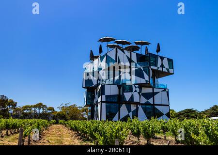 weingut d'Arenberg Cube in McLaren Vale, Adelaide Hills, Adelaide Südaustralien Stockfoto