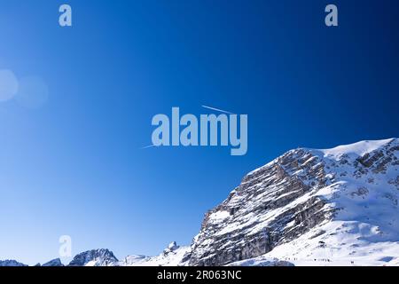 Blick vom Zugspitze Peak, Bayern Deutschland Stockfoto