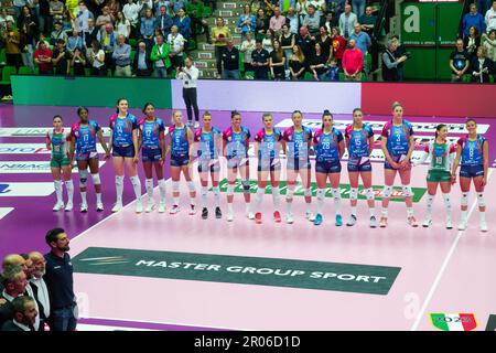 Treviso, Italien. 06. Mai 2023. Vero Volley Milano Credit: Unabhängige Fotoagentur/Alamy Live News Stockfoto