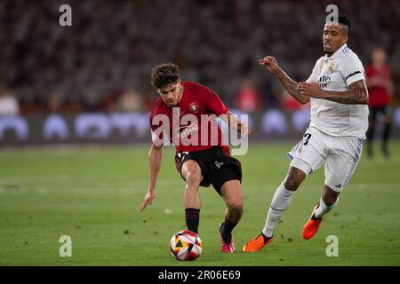 Sevilla, Spanien. 06. Mai 2023. 6. Mai 2023; Estadio de La Cartuja Stadium, Sevilla, Spanien, Spanisches Fußballfinale Copa del Rey, Real Madrid gegen Osasuna; Militao 900/Cordon Press Credit: CORDON PRESS/Alamy Live News Stockfoto