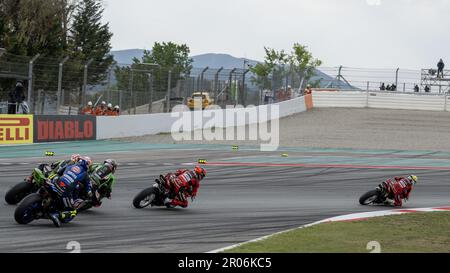 Circuit de Barcelona-Catalunya, Barcellona, Spanien, 06. Mai 2023, Erste Runde während der Prosecco DOC Catalunya Round FIM Superbike World Championship 2023 Stockfoto