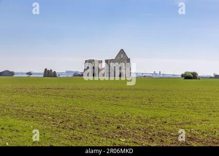 Die Abtei Notre-Dame-de-Ré, bekannt als Châteliers, Stockfoto