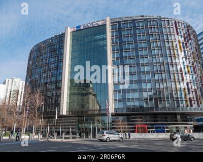 Park Plaza Westminster Bridge London, im Zentrum von London, Großbritannien. Stockfoto